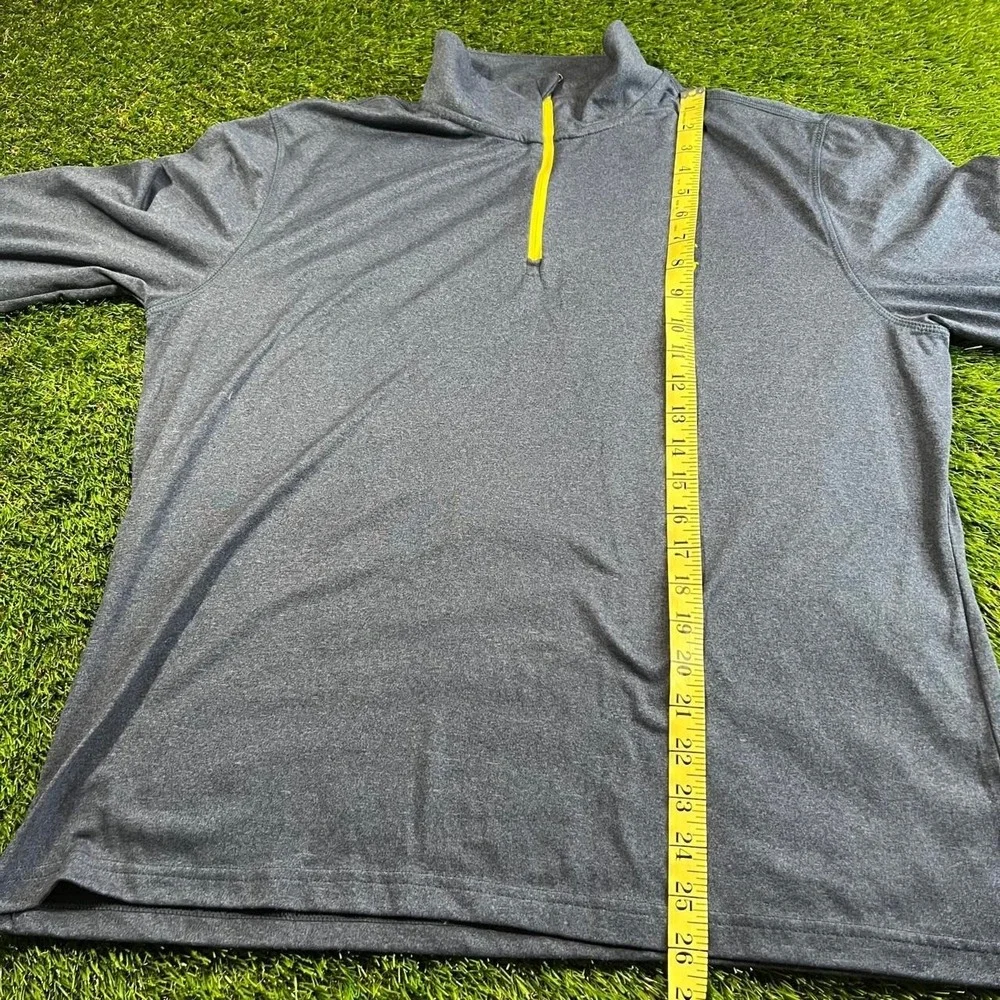 Polo Ralph Lauren Performance 1/4 Zip Pullover Large Navy Blue Active Shirt